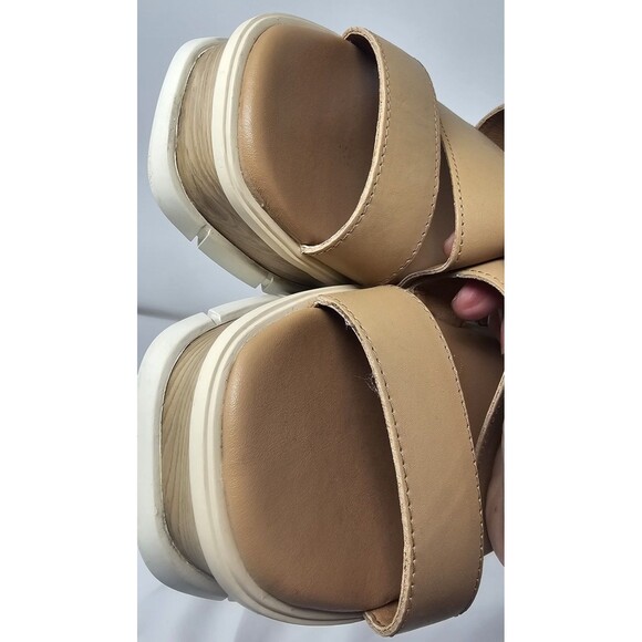 Sorel Joanie III Ankle Strap Sandals Sandals Platform Multi-Strap Tan 10 Chunky - Picture 11 of 14